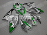 Suzuki GSXR600 GSXR750 2006-2007 Injection ABS Fairing - Factory - White Green - MFS6436